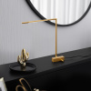 Zlatá kovová stolní LED lampa Nova Luce Raccio -fv-interier-25