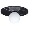 Černé mramorové stropní světlo Nova Luce Idor 30 cm