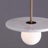Bílé mramorové závěsné světlo Nova Luce Idor 30 cm -fv-interier-25