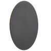 Černé kovové nástěnné LED světlo Nova Luce Cyrcle 30 cm
