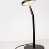 Černá kovová stolní LED lampa Nova Luce Logos  -fv-interier-25