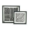 Set dvou abstraktních obrazů Triq 35 x 35 cm