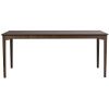 Tmavý dubový rozkládací jídelní stůl ROWICO MARKHAM 180/270 x 90 cm