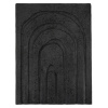 Černý abstraktní obraz Echo 80 x 60 cm