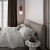 Červené závěsné světlo Nova Luce Nula II. 8 cm -fv-interier-25