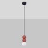 Červené závěsné světlo Nova Luce Nula II. 8 cm -fv-interier-25