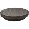 Tmavě hnědý konferenční stolek Shield 100 cm