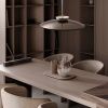 Hnědé skleněné závěsné LED světlo Nova Luce Esti 50 cm -fv-interier-25