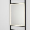 Černé závěsné zrcadlo s LED osvětlením Nova Luce Doul 106 x 60 cm -fv-interier-25