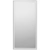 Černé závěsné zrcadlo s LED osvětlením Nova Luce Adon 150 x 75 cm