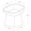 Černá keramická miska Yamataki Tower 11,5 cm