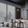 Kouřově šedé skleněné závěsné LED světlo Nova Luce Bios 18 cm -fv-interier-25