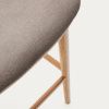 Světle hnědá barová židle Kave Home Ciselia 65 cm s dřevěnou podnoží -fv-interier-25