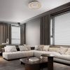 Zlaté kovové stropní LED světlo Nova Luce Figin 50 cm -fv-interier-25