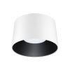 Bílo-černé kovové stopní LED světlo Nova Luce Atil 35 cm