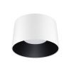 Bílo-černé kovové stopní LED světlo Nova Luce Atil 50 cm