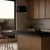 Černé kovové závěsné LED světlo Nova Luce Atil 35 cm -fv-interier-25