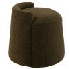 Zelená bouclé stolička J-line Balio 38 cm