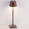Hnědá kovová nabíjecí stolní LED lampa Nova Luce Deck -fv-interier-25