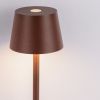 Hnědá kovová nabíjecí stolní LED lampa Nova Luce Deck -fv-interier-25