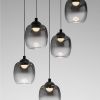 Kouřově šedé skleněné závěsné LED světlo Nova Luce Kita 43 cm -fv-interier-25