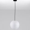 Bílé venkovní závěsné světlo Nova Luce Moon 30 cm -fv-interier-25