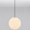 Bílé venkovní závěsné světlo Nova Luce Moon 40 cm -fv-interier-25