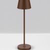 Hnědá kovová nabíjecí stolní LED lampa Nova Luce Petit -fv-interier-25