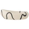 Černo-bílá kameninová miska na mýdlo Bloomingville Minna