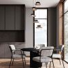 Černé kovové závěsné LED světlo Nova Luce Morfi 42 cm -fv-interier-25