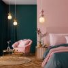Růžové závěsné světlo Nova Luce Clio 18 cm -fv-interier-25