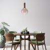 Hnědé skleněné závěsné LED světlo Nova Luce Nostos 25 cm -fv-interier-25