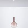 Hnědé skleněné závěsné LED světlo Nova Luce Nostos 25 cm -fv-interier-25