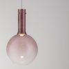 Hnědé skleněné závěsné LED světlo Nova Luce Nostos 25 cm -fv-interier-25