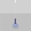 Modré skleněné závěsné LED světlo Nova Luce Nostos 25 cm -fv-interier-25