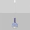 Modré skleněné závěsné LED světlo Nova Luce Nostos 25 cm -fv-interier-25