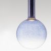 Modré skleněné závěsné LED světlo Nova Luce Nostos 25 cm -fv-interier-25