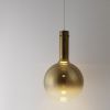 Zlaté skleněné závěsné LED světlo Nova Luce Nostos 25 cm -fv-interier-25