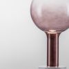 Hnědá skleněná stolní LED lampa Nova Luce Nostos -fv-interier-25