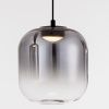 Kouřově šedé skleněné závěsné LED světlo Nova Luce Aelia 14 cm -fv-interier-25