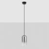 Kouřově šedé skleněné závěsné LED světlo Nova Luce Aelia 10 cm -fv-interier-25
