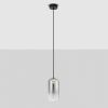 Kouřově šedé skleněné závěsné LED světlo Nova Luce Aelia 10 cm -fv-interier-25