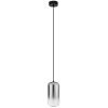Kouřově šedé skleněné závěsné LED světlo Nova Luce Aelia 10 cm