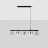 Kouřově šedé skleněné závěsné LED světlo Nova Luce Aelia 95 cm -fv-interier-25