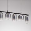 Kouřově šedé skleněné závěsné LED světlo Nova Luce Aelia 95 cm -fv-interier-25