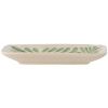 Zelený kameninový servírovací talíř Bloomingville Fauni 15 x 11,5 cm