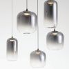 Kouřově šedé skleněné závěsné LED světlo Nova Luce Aelia 82 cm -fv-interier-25