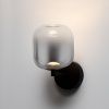 Kouřově šedé skleněné nástěnné LED světlo Nova Luce Aelia -fv-interier-25