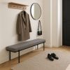 Šedohnědá bouclé lavice Lao 160 cm -fv-interier-25
