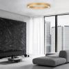Zlaté kovové stropní LED světlo Nova Luce Morbido 80 cm -fv-interier-25